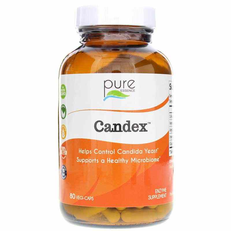 Candex, 80 Veg Capsules, by Pure Essence Labs