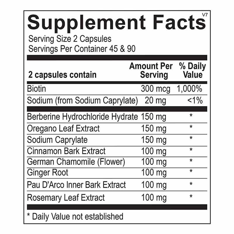 Candicid Forte, 180 Capsules, by Ortho Molecular, image #2