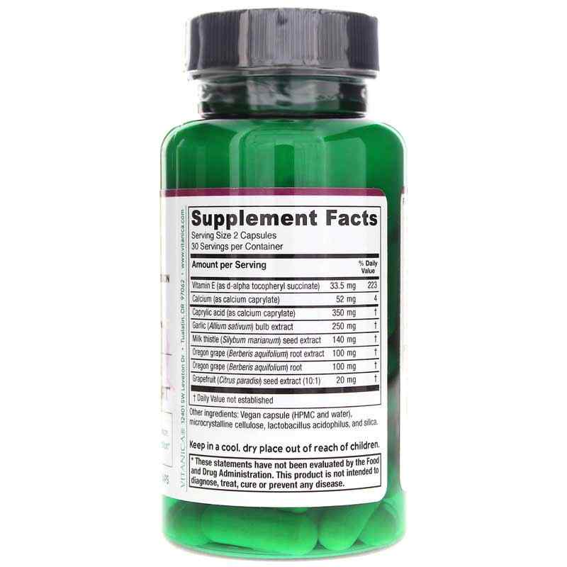 CandidaStat, 60 Veg Capsules, by Vitanica, image #2