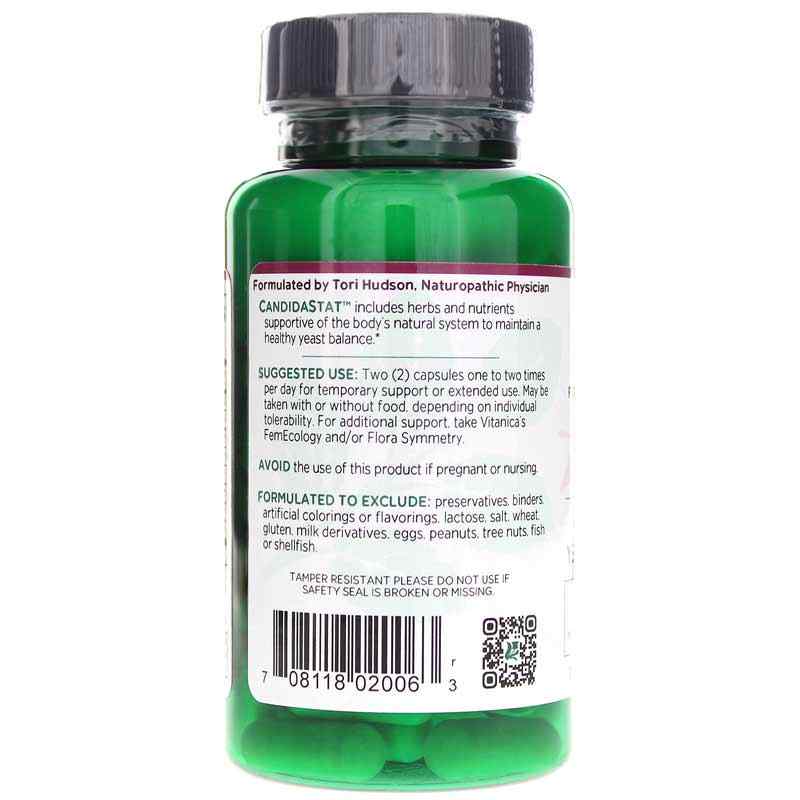 CandidaStat, 60 Veg Capsules, by Vitanica, image #3