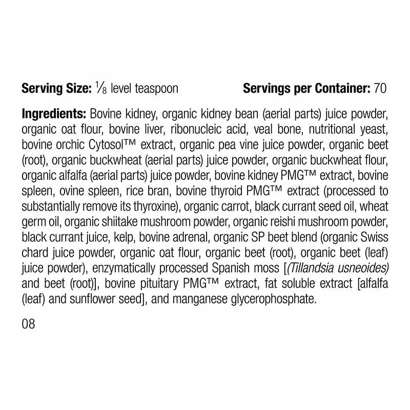 Canine Renal Support, Standard Process – Natural Healthy Concepts