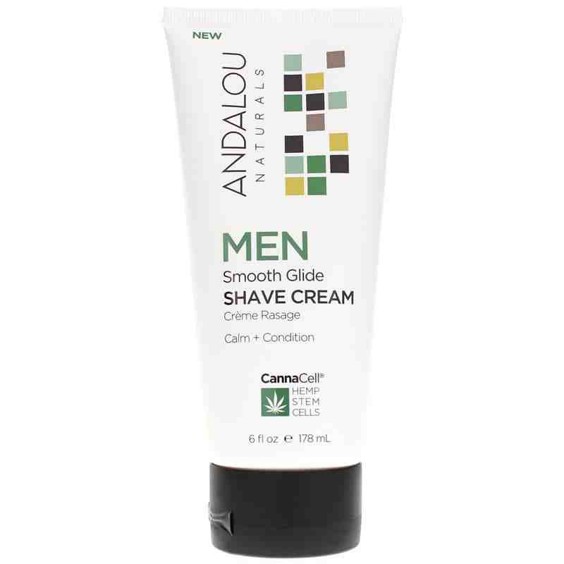 CannaCell Men Smooth Glide Shave Cream, by Andalou Naturals