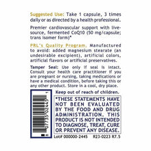 CardioVen With CoQ-10 50 Mg Cardiovascular Support, by Premier Research Labs, image #3