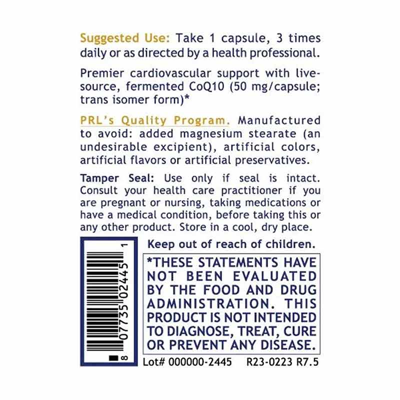 CardioVen With CoQ-10 50 Mg Cardiovascular Support, by Premier Research Labs, image #3