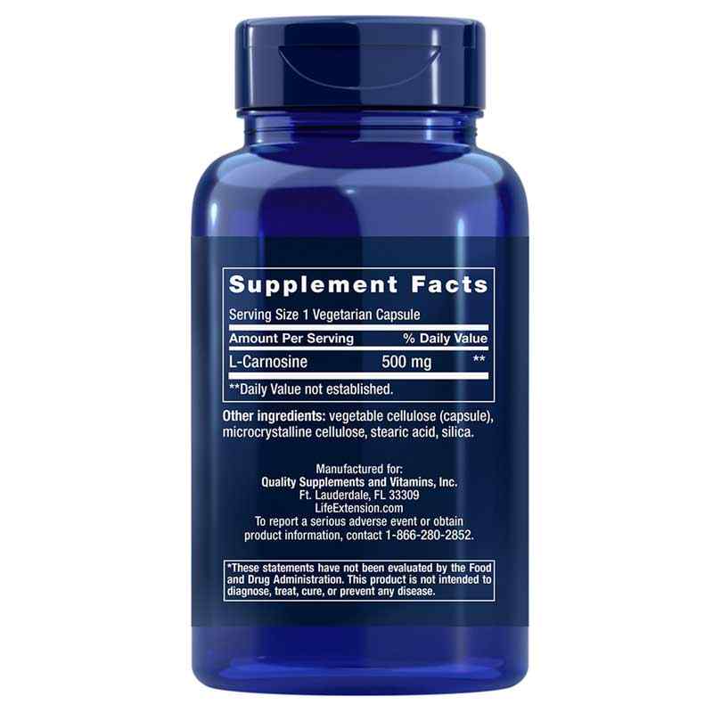 Carnosine 500 Mg, by Life Extension, image #2