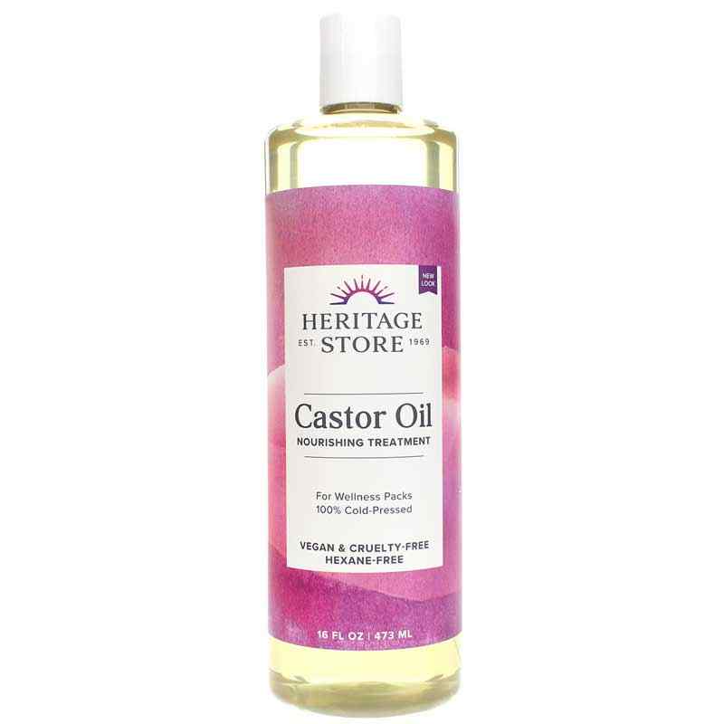 Castor Oil, 16 Oz, by Heritage Store