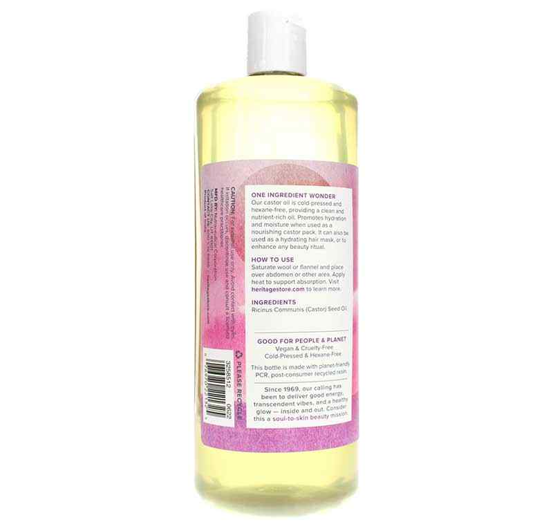 Castor Oil, 32 Oz, by Heritage Store, image #2