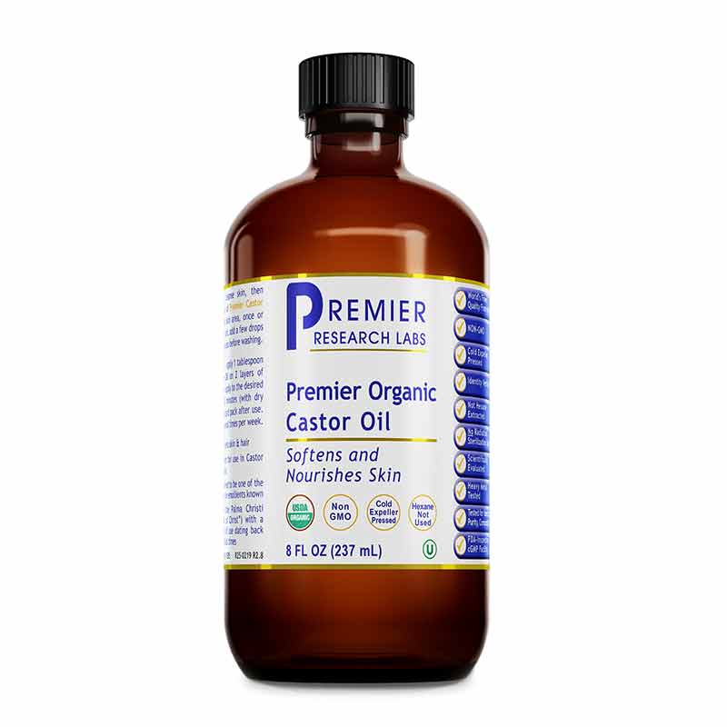 Castor Oil Organic, by Premier Research Labs