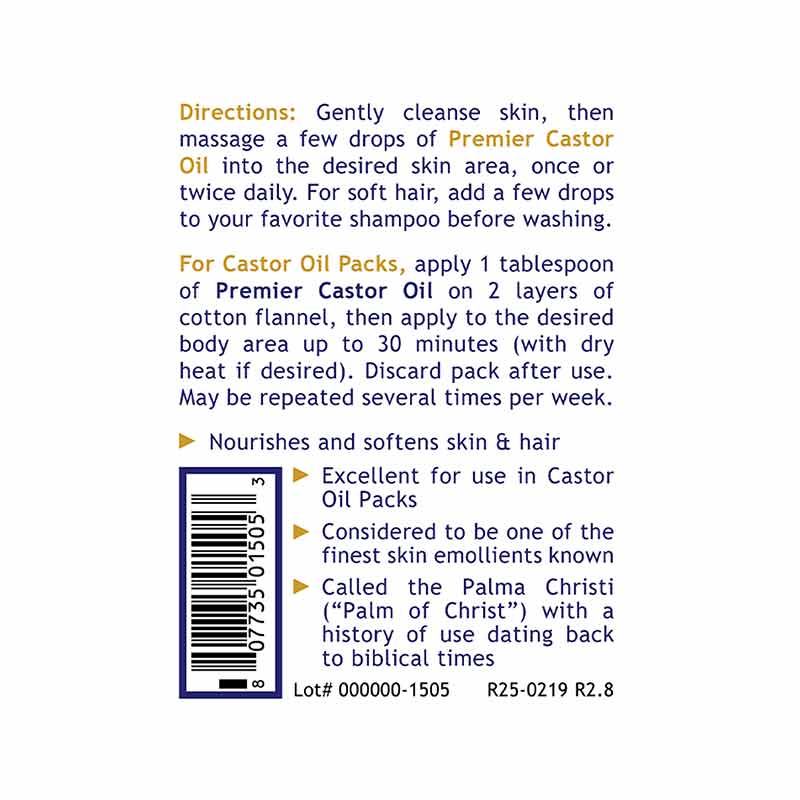 Castor Oil Organic, by Premier Research Labs, image #3