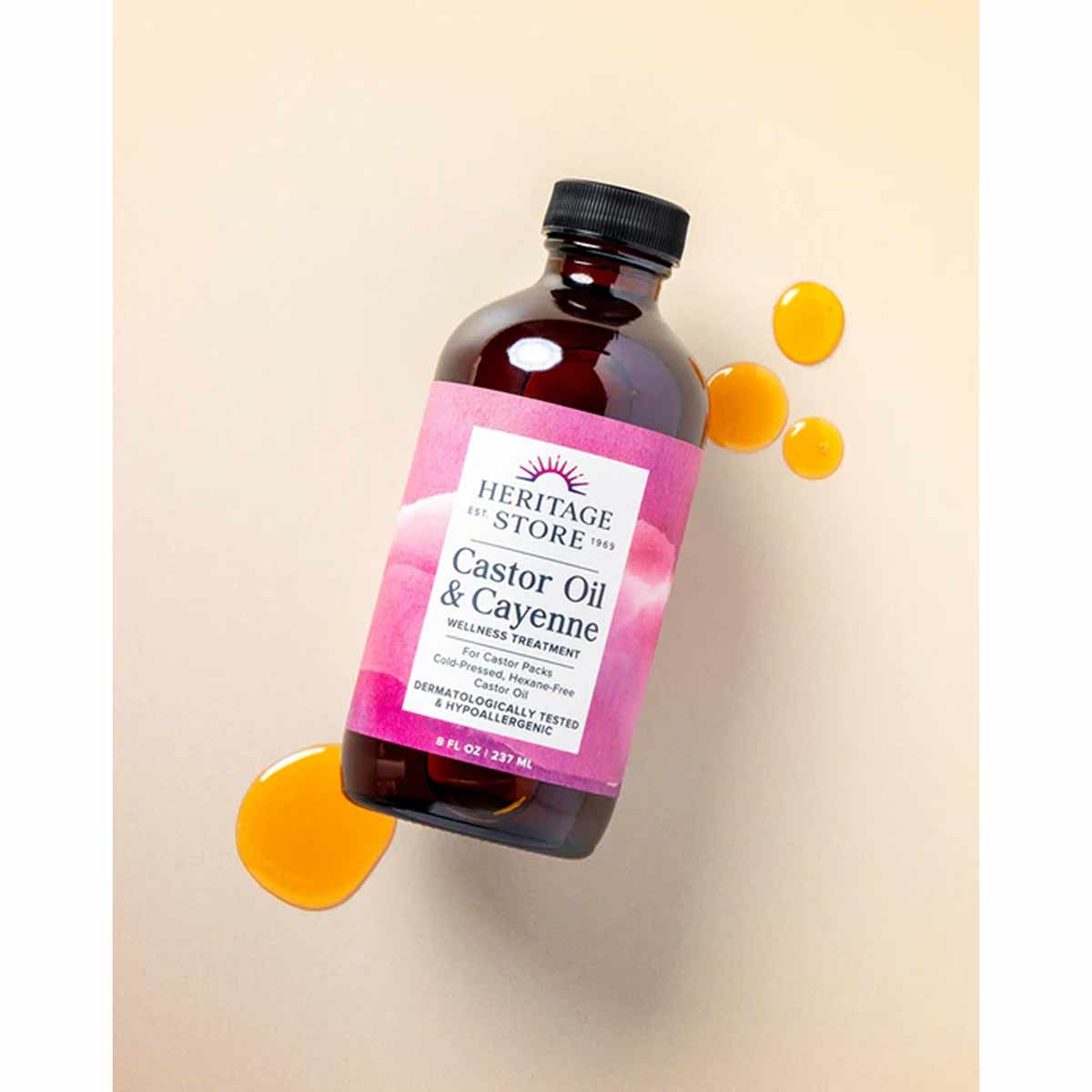 Castor Oil & Cayenne, by Heritage Store