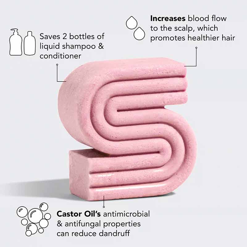 Castor Oil Nourishing Shampoo Bar, by Kitsch, image #3