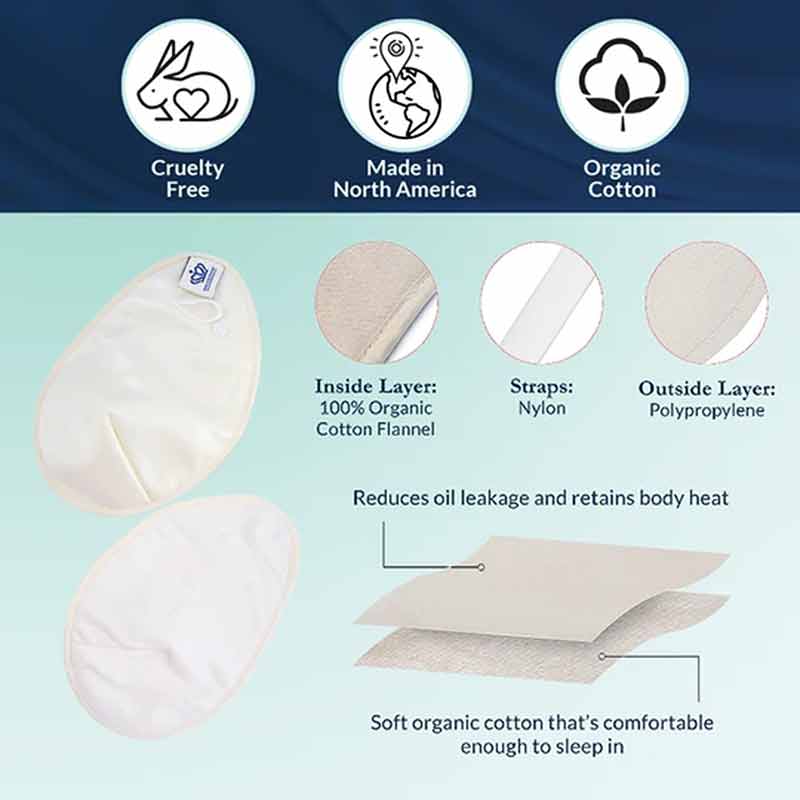 Castor Oil Pack For Breasts - Small, Cup Size A To C, by Queen of the Thrones, image #3