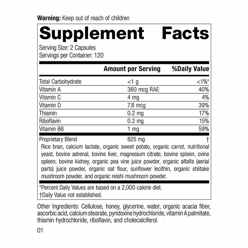 Catalyn GF, 240 Capsules, by Standard Process, image #2