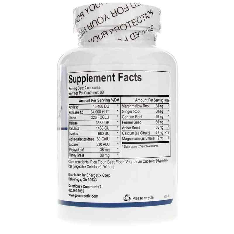 Catalyst-7 Herbal Digestive Enzyme, 180 Capsules, by Energetix, image #2
