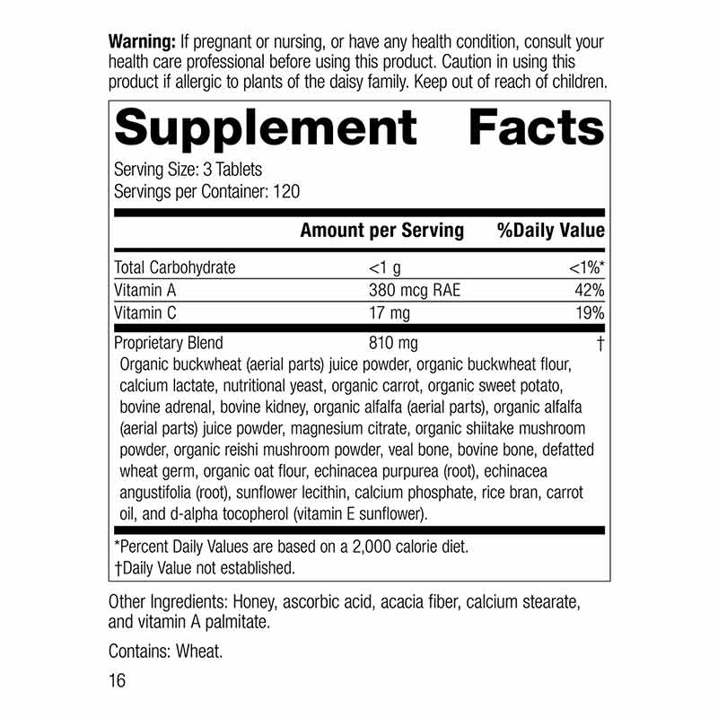 Cataplex A-C-P, 360 Tablets, by Standard Process, image #2