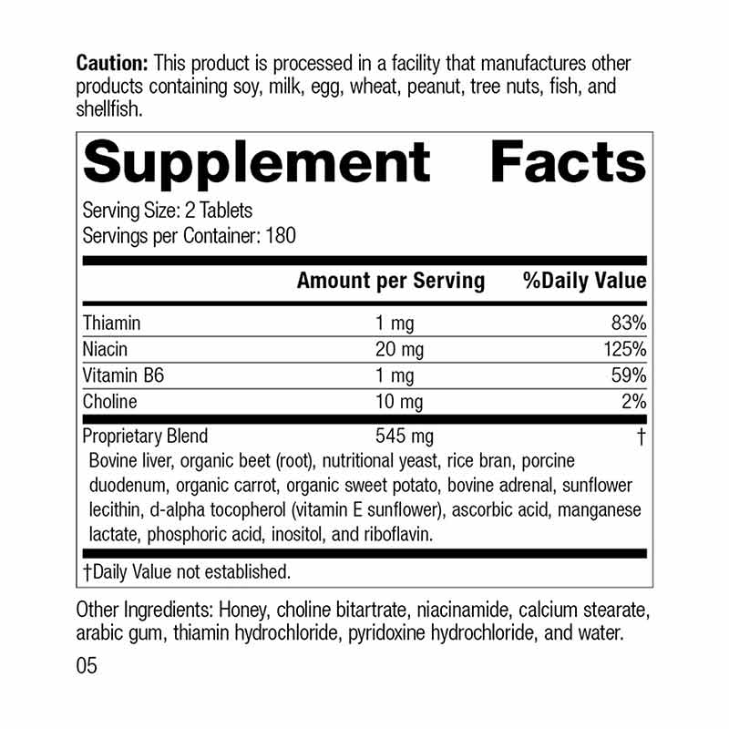 Cataplex B-GF Gluten Free, by Standard Process, image #2