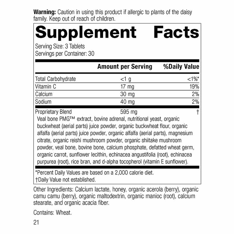Cataplex C, 90 Tablets, by Standard Process, image #2