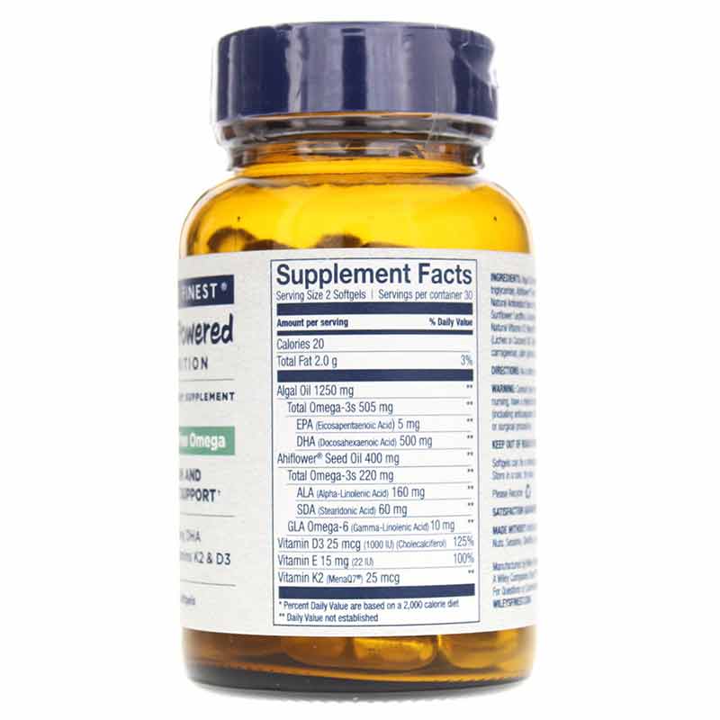 CatchFree Vegan Omega-3, by Wiley's Finest, image #2