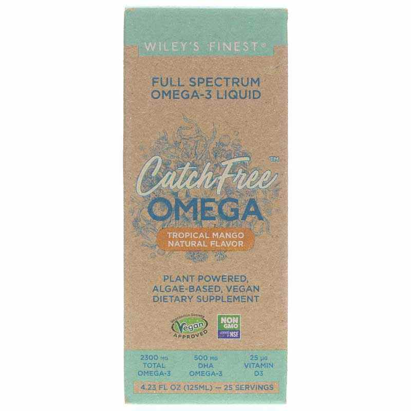 CatchFree Omega-3 Liquid Vegan, by Wiley's Finest