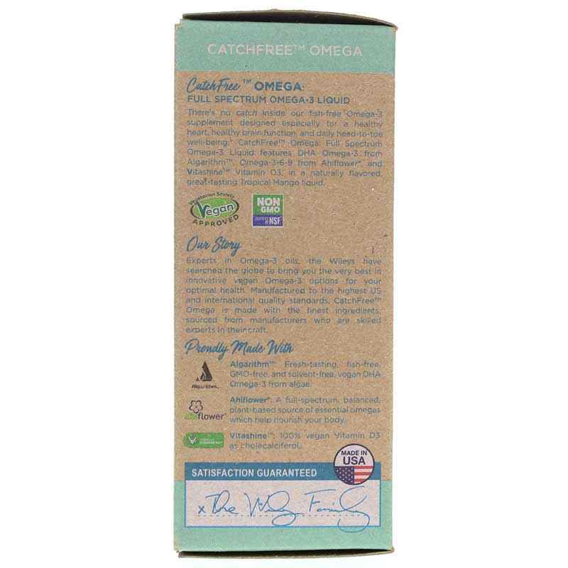 CatchFree Omega-3 Liquid Vegan, by Wiley's Finest, image #4