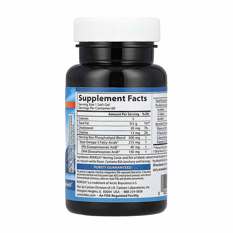 Caviar SPMs, 60 Softgels, by Carlson Labs, image #2