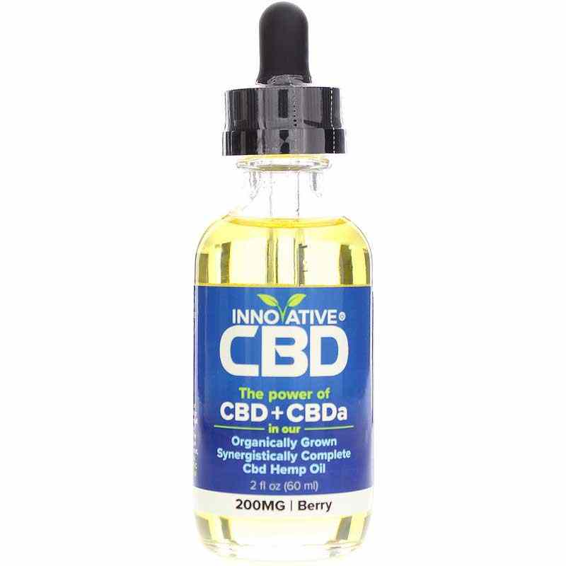 CBD + CBDa Organic CBD Hemp Oil 200 Mg, Berry, by Innovative CBD