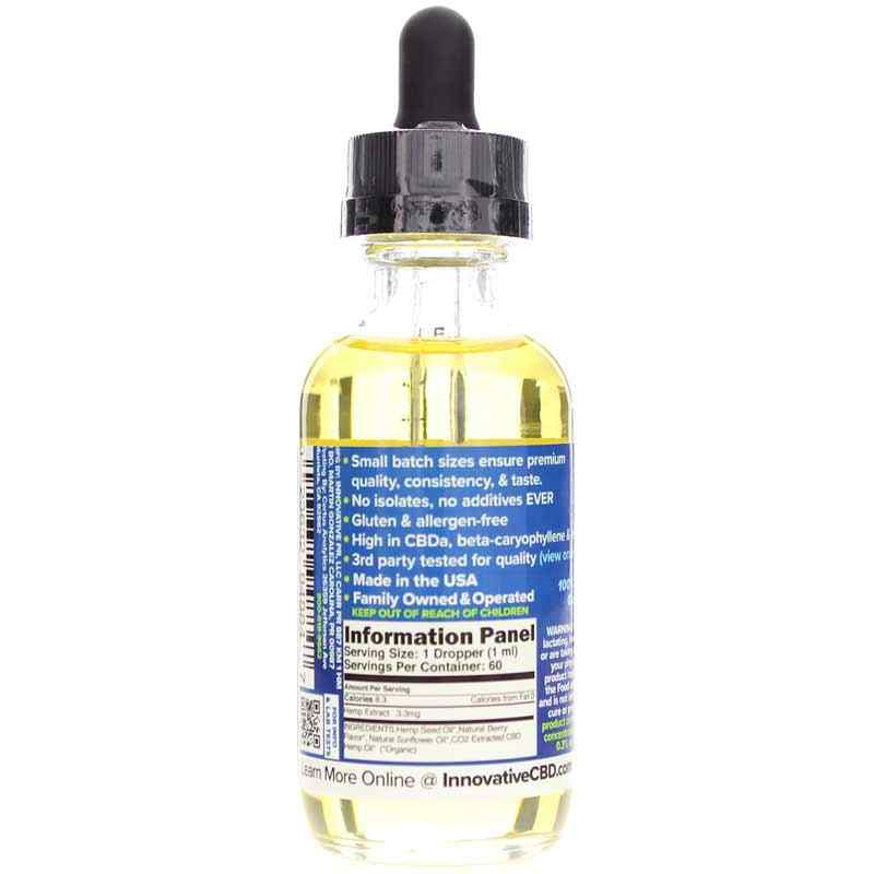 CBD + CBDa Organic CBD Hemp Oil 200 Mg, Berry, by Innovative CBD, image #2