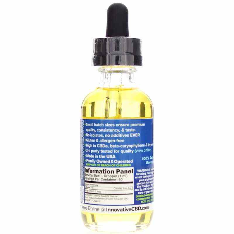 CBD + CBDa Organic CBD Hemp Oil 200 Mg, Natural, by Innovative CBD, image #2