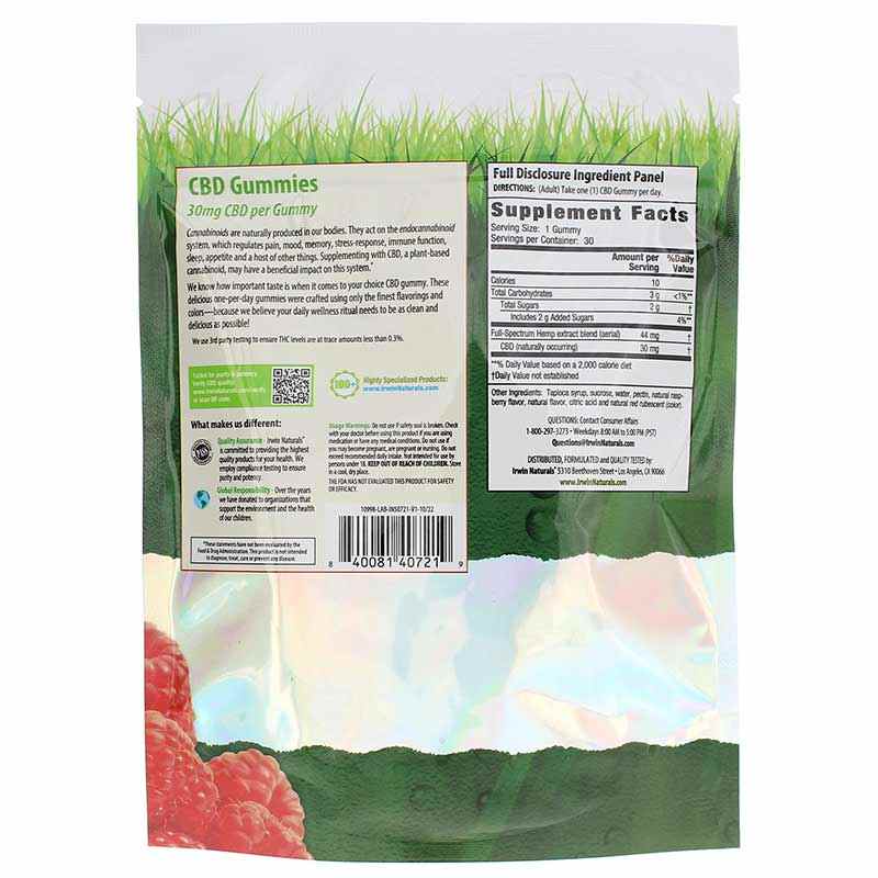 CBD Gummies 30 Mg, by Irwin Naturals, image #2