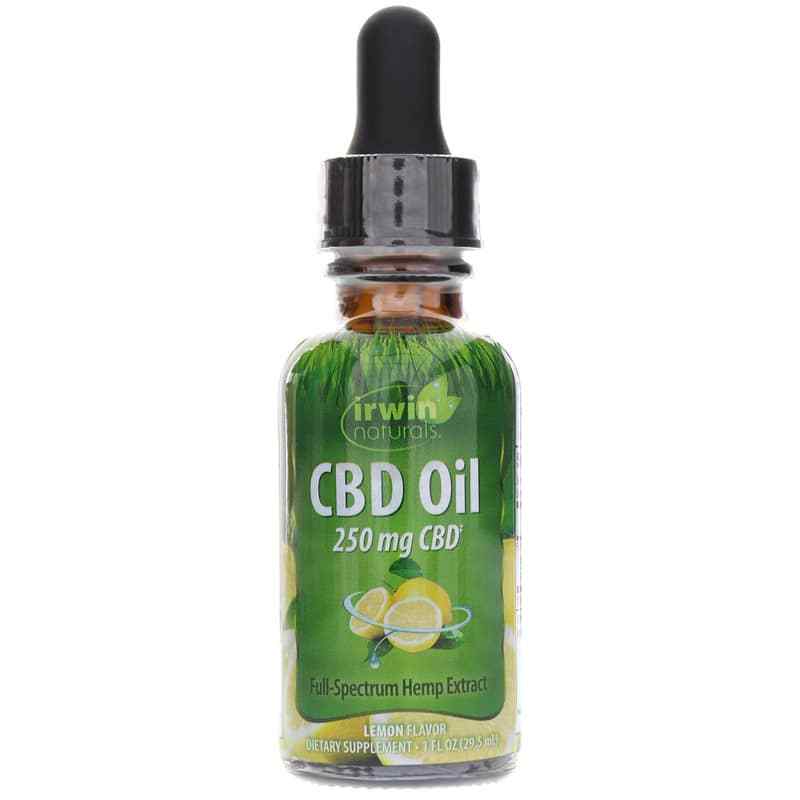 CBD Oil 250 Mg, Lemon, by Irwin Naturals