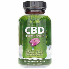 CBD + Power to Sleep, by Irwin Naturals