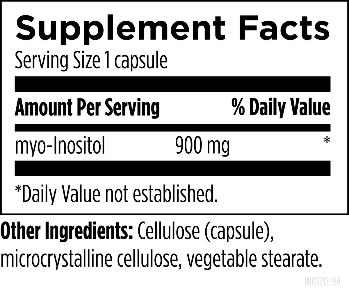Inositol, 120 Veg Capsules, by Designs For Health