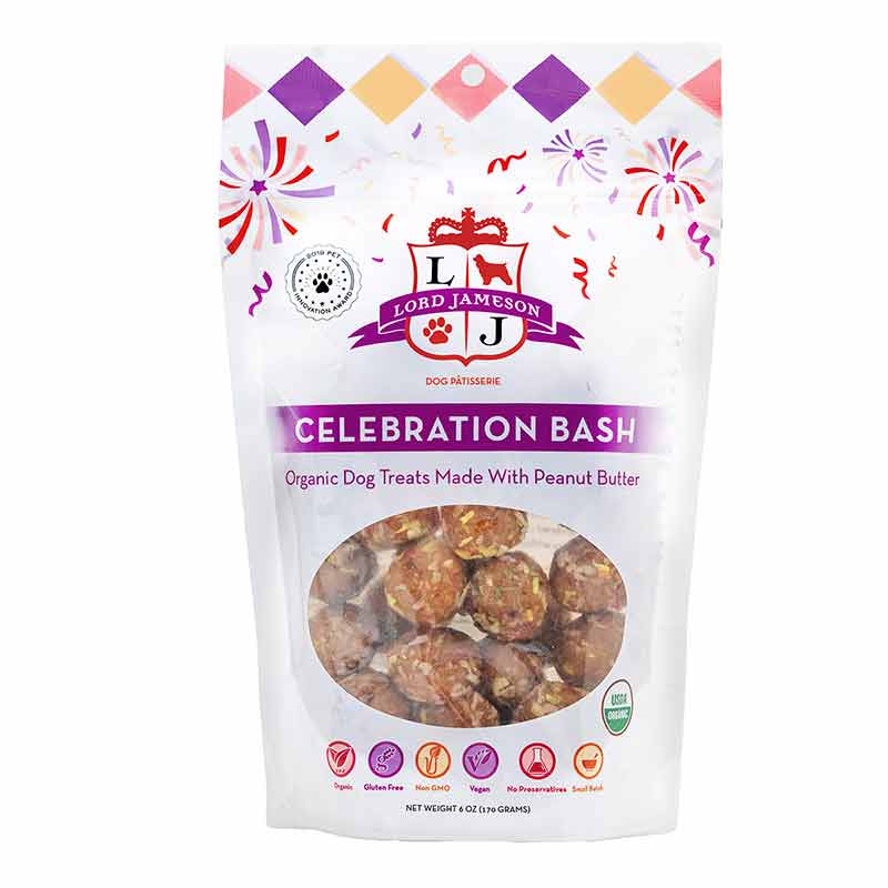 Celebration Bash Vegan Dog Treats, by Lord Jameson