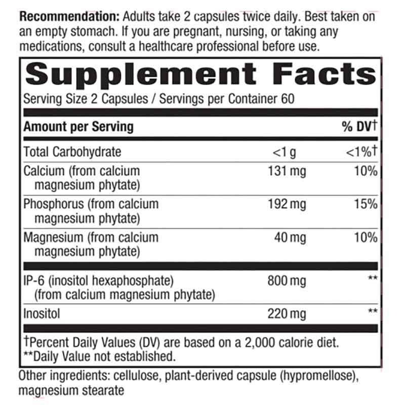 Cell Forte IP-6 & Inositol, 120 Veg Capsules, by Natures Way, image #2