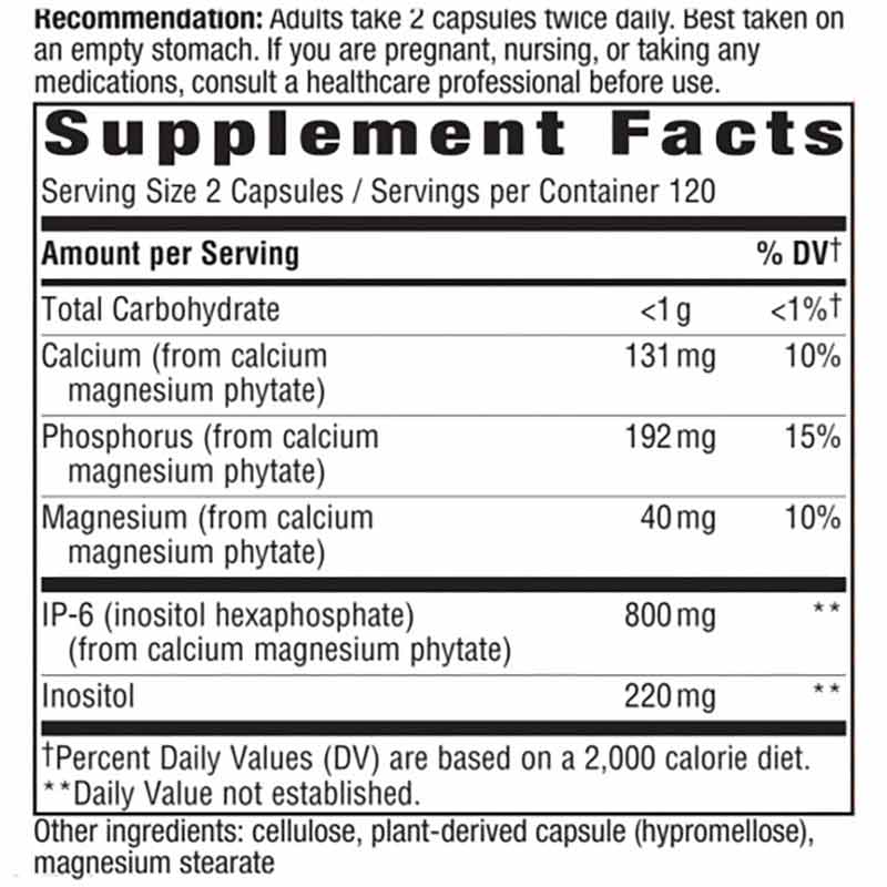 Cell Forte IP-6 & Inositol, 240 Veg Capsules, by Natures Way, image #2