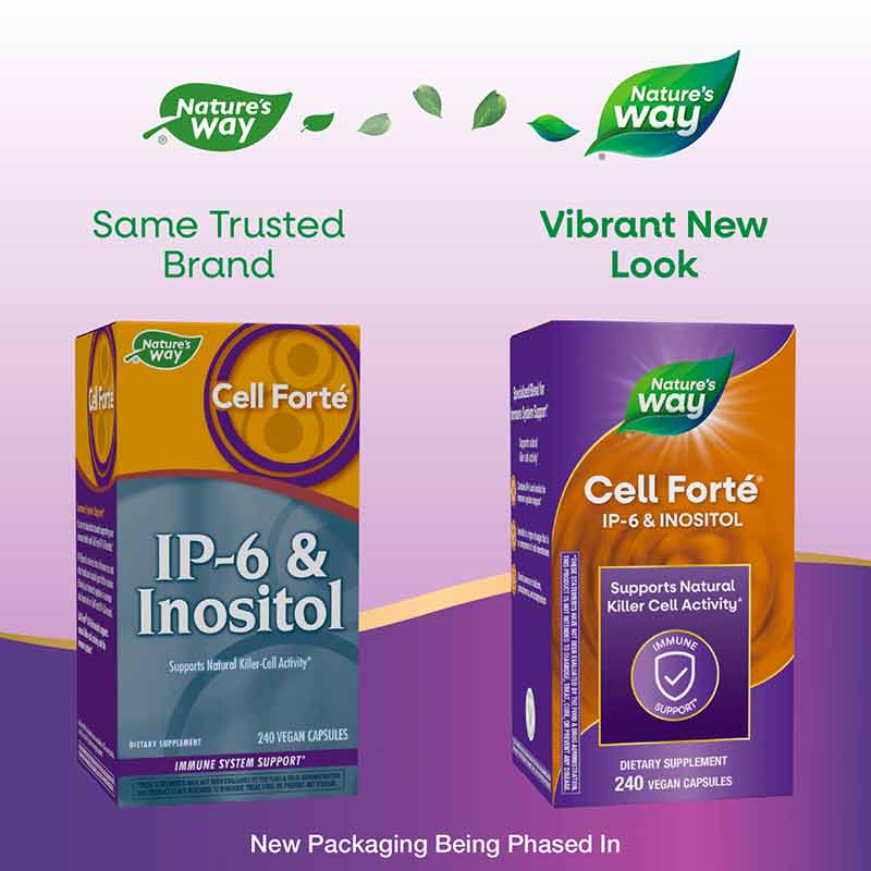 Cell Forte IP-6 & Inositol, 240 Veg Capsules, by Natures Way, image #3