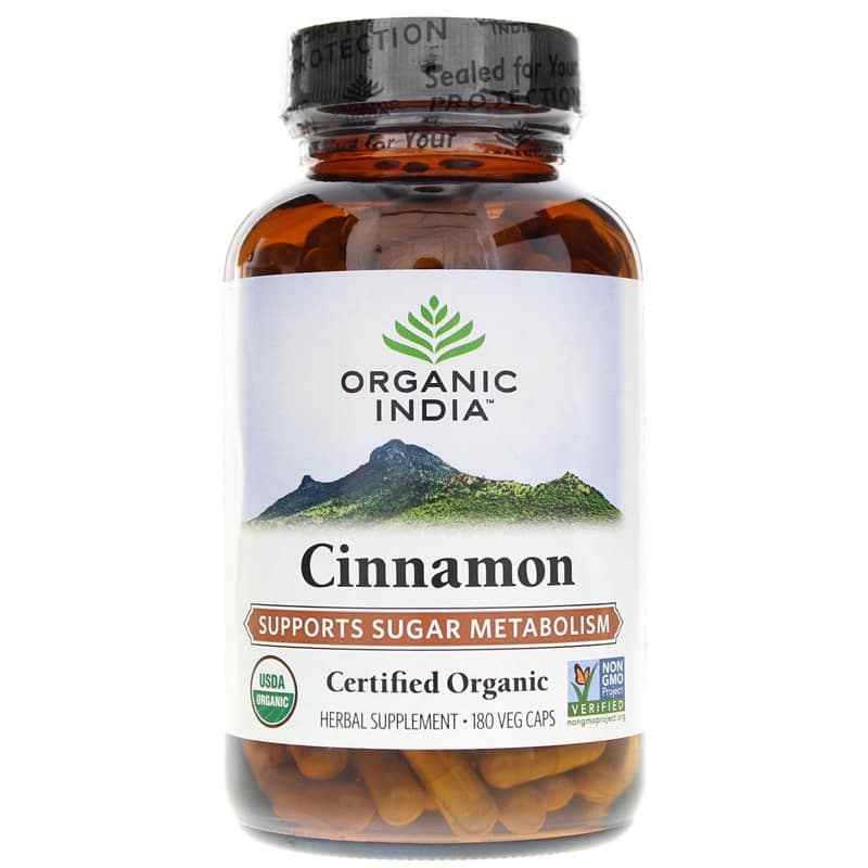Ceylon Cinnamon Certified Organic, 180 Veg Capsules, by Organic India