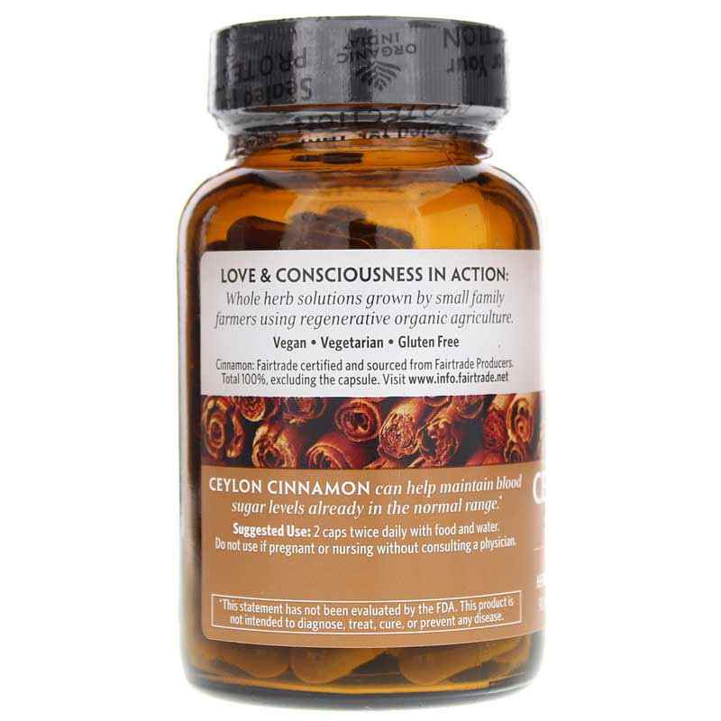 Ceylon Cinnamon Certified Organic, 90 Veg Capsules, by Organic India, image #3