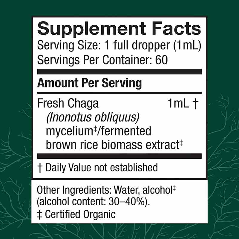 Chaga Extract Antioxidant Support, 2 Oz, by Host Defense, image #2