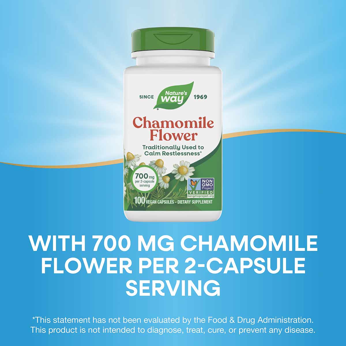 Chamomile Flower, by Natures Way