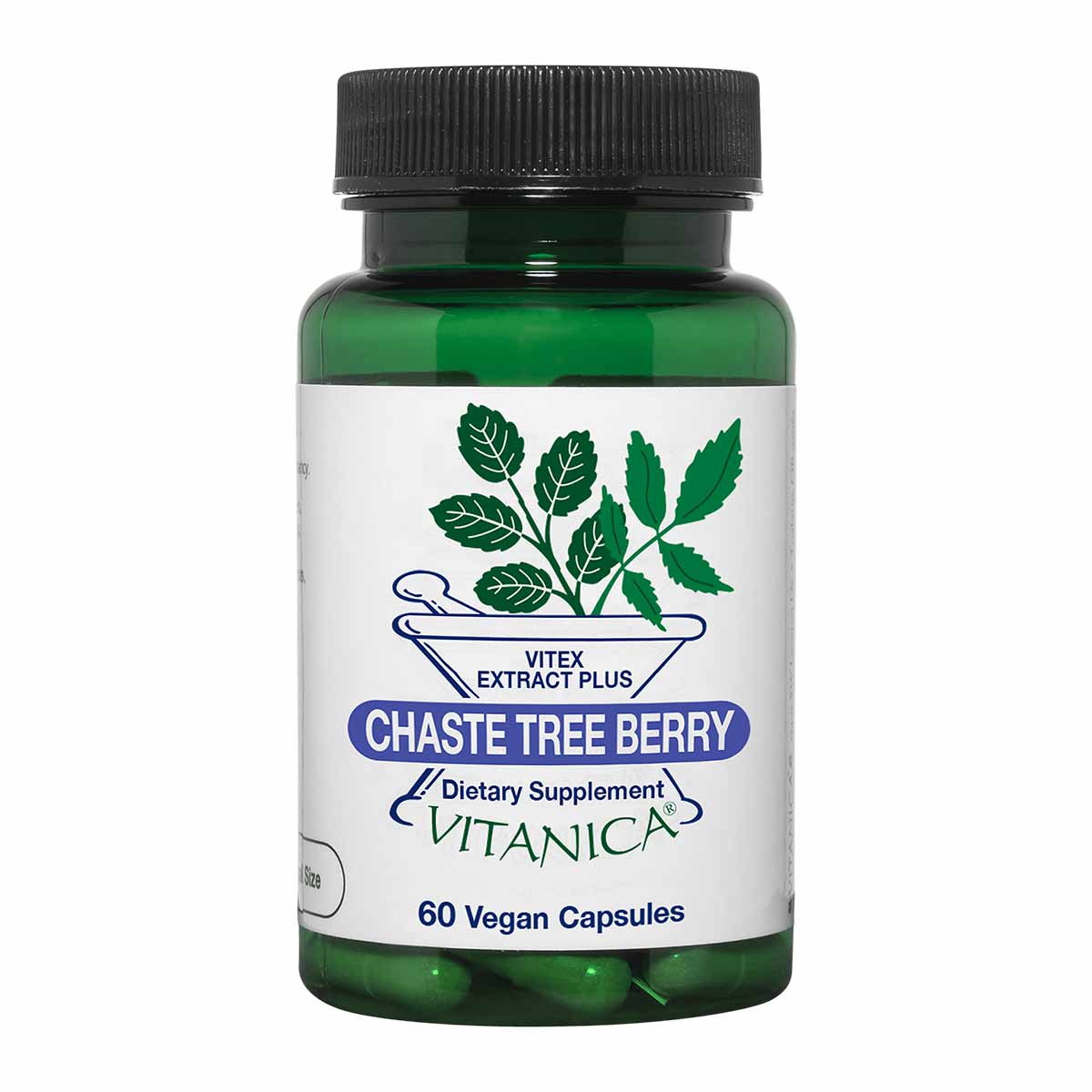 Chaste Tree Berry, 60 Veg Capsules, by Vitanica