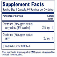 Chaste Tree Berry, 60 Veg Capsules, by Vitanica