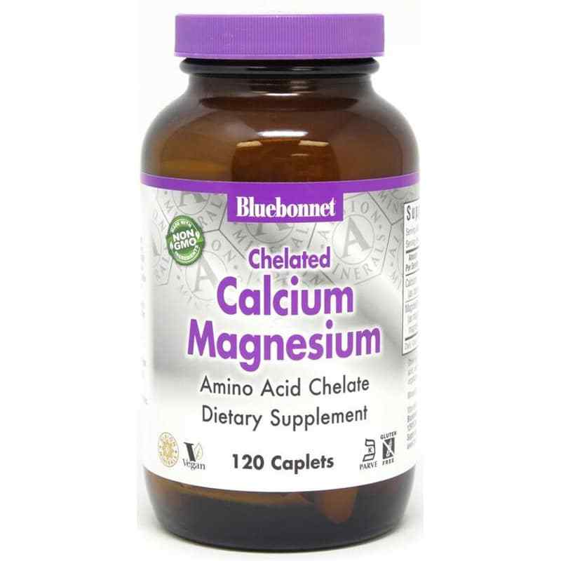 Chelated Calcium Magnesium, by Bluebonnet