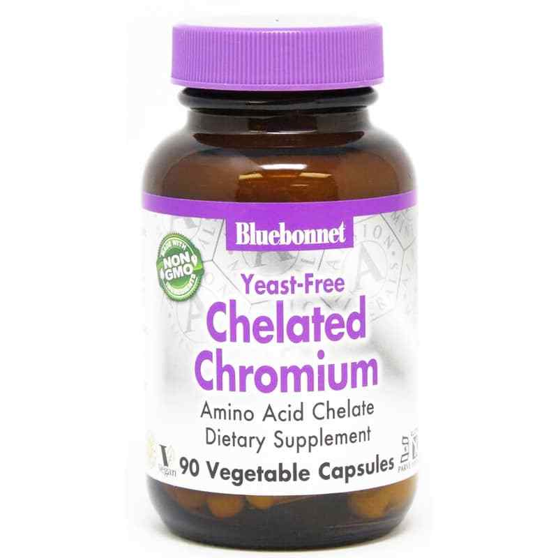 Chelated Chromium Yeast Free, by Bluebonnet