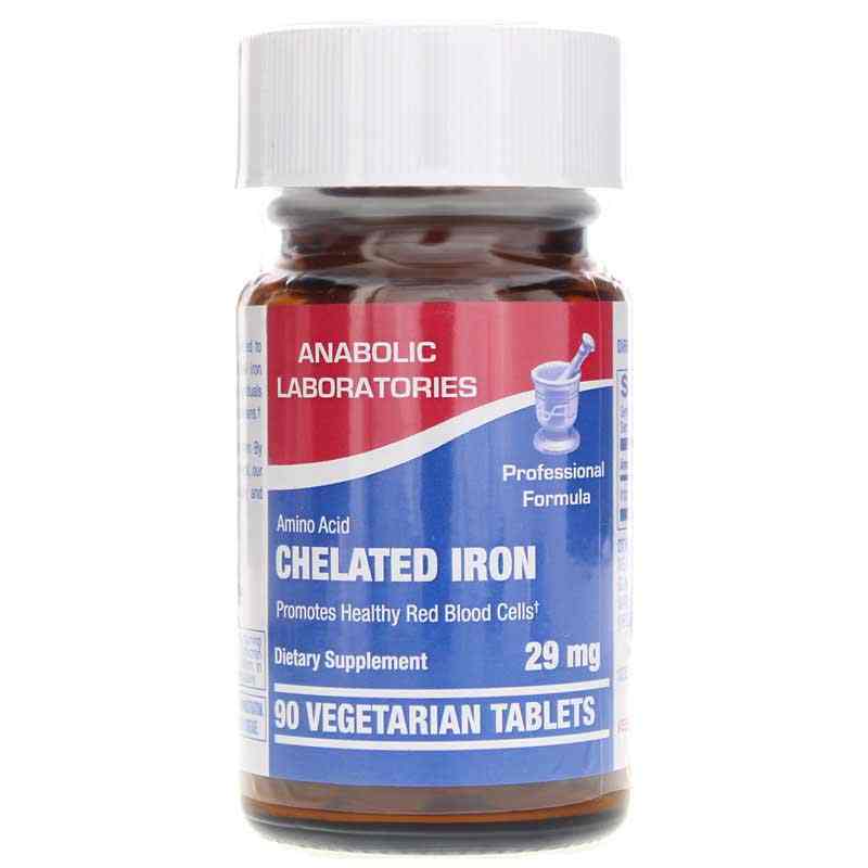 Chelated Iron 29 Mg, by Anabolic Laboratories