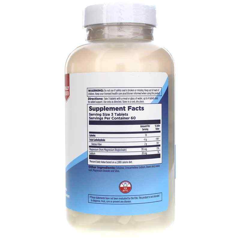 Chelated Magnesium Bisglycinate, 180 Tablets, by Kal, image #2