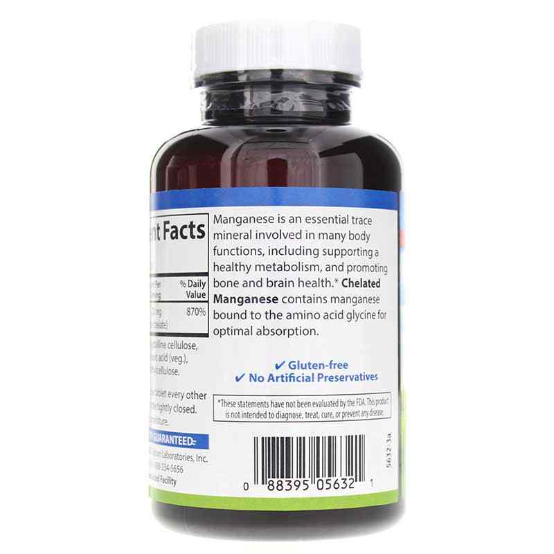 Chelated Manganese 20 Mg, by Carlson Labs, image #3