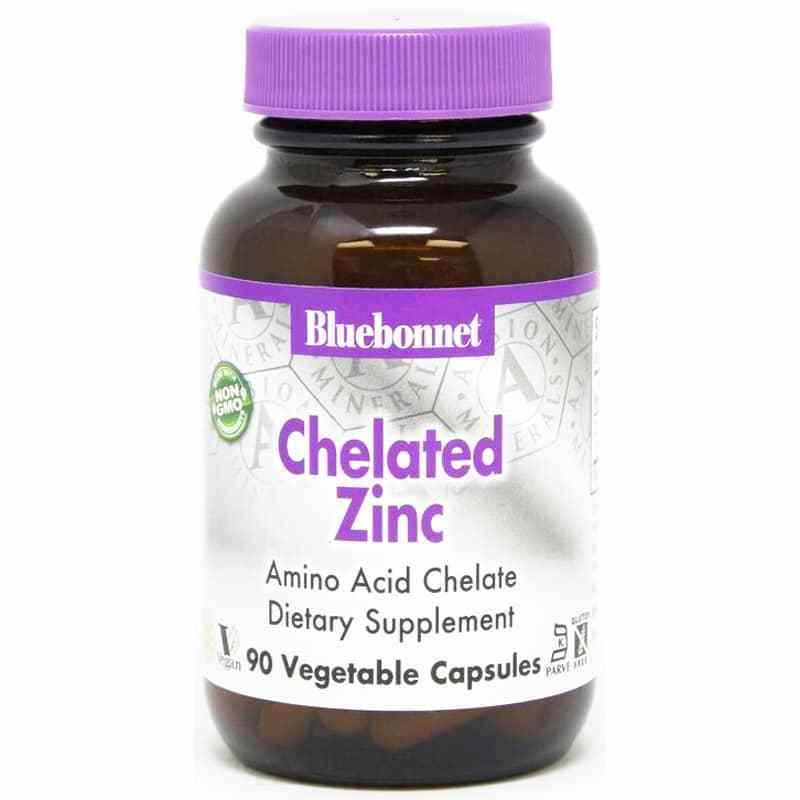 Chelated Zinc, by Bluebonnet