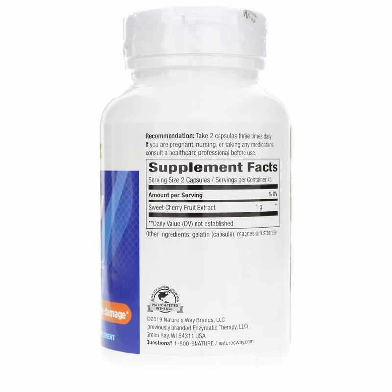 Cherry Fruit Extract, 90 Capsules, by Natures Way, image #2