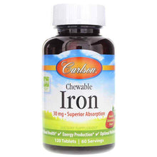 Chewable Iron Strawberry, by Carlson Labs